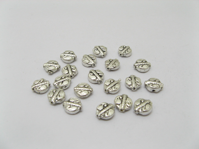 500 Metal Flat Spacer beads Jewelry finding - Click Image to Close
